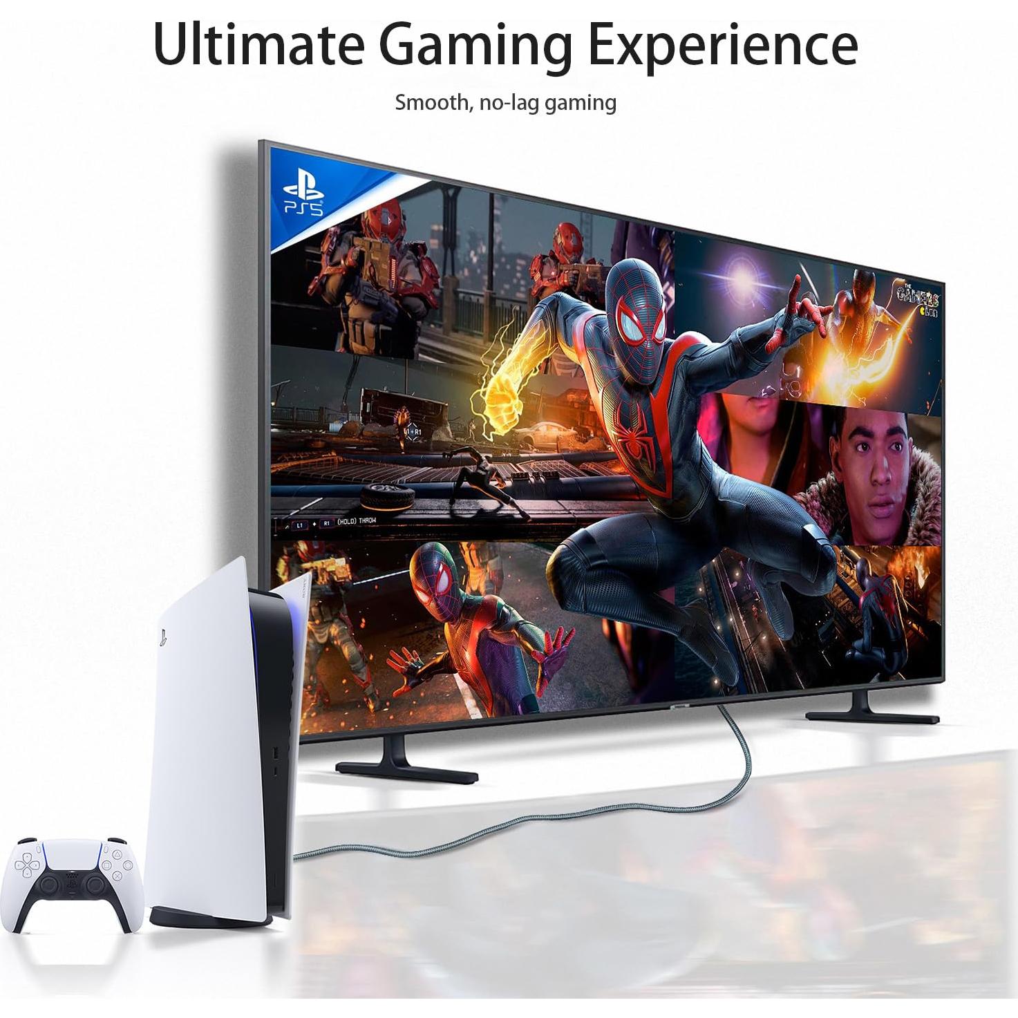 Cable HDMI 4K 15M Leadstar Alta Velocidad 2.0 Trenzado