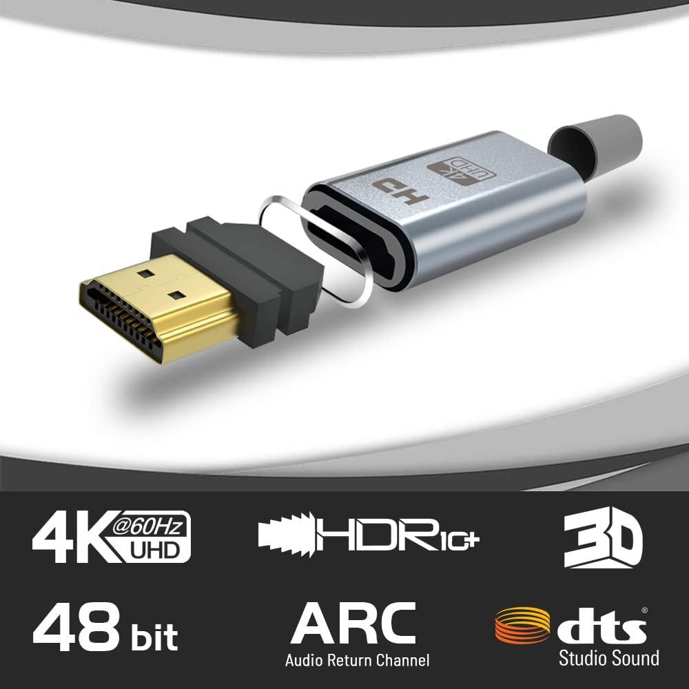 Cable HDMI 4K 15M Leadstar Alta Velocidad 2.0 Trenzado