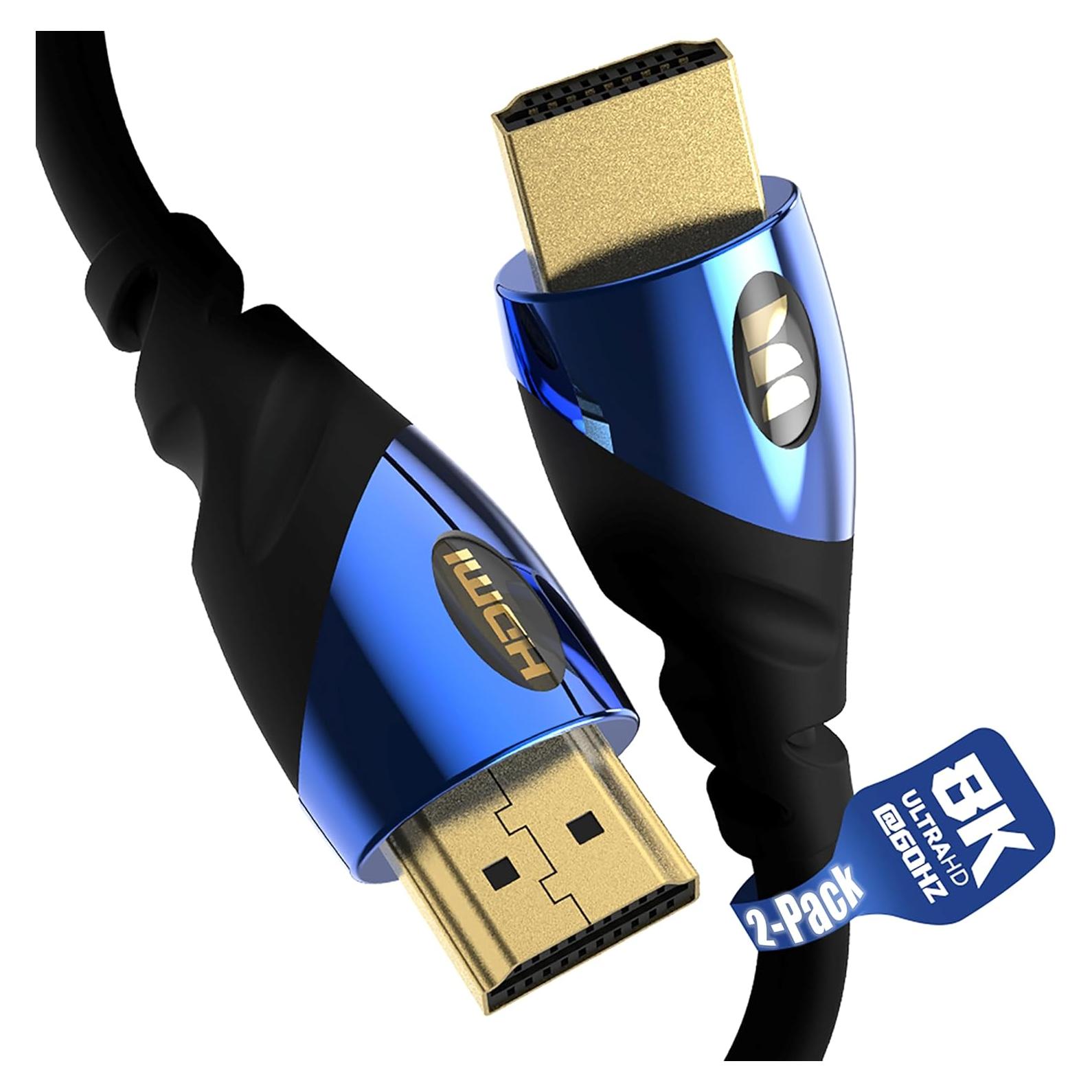 Cable HDMI Monster 8K 0.61 m - Para PS5 y Xbox Series X