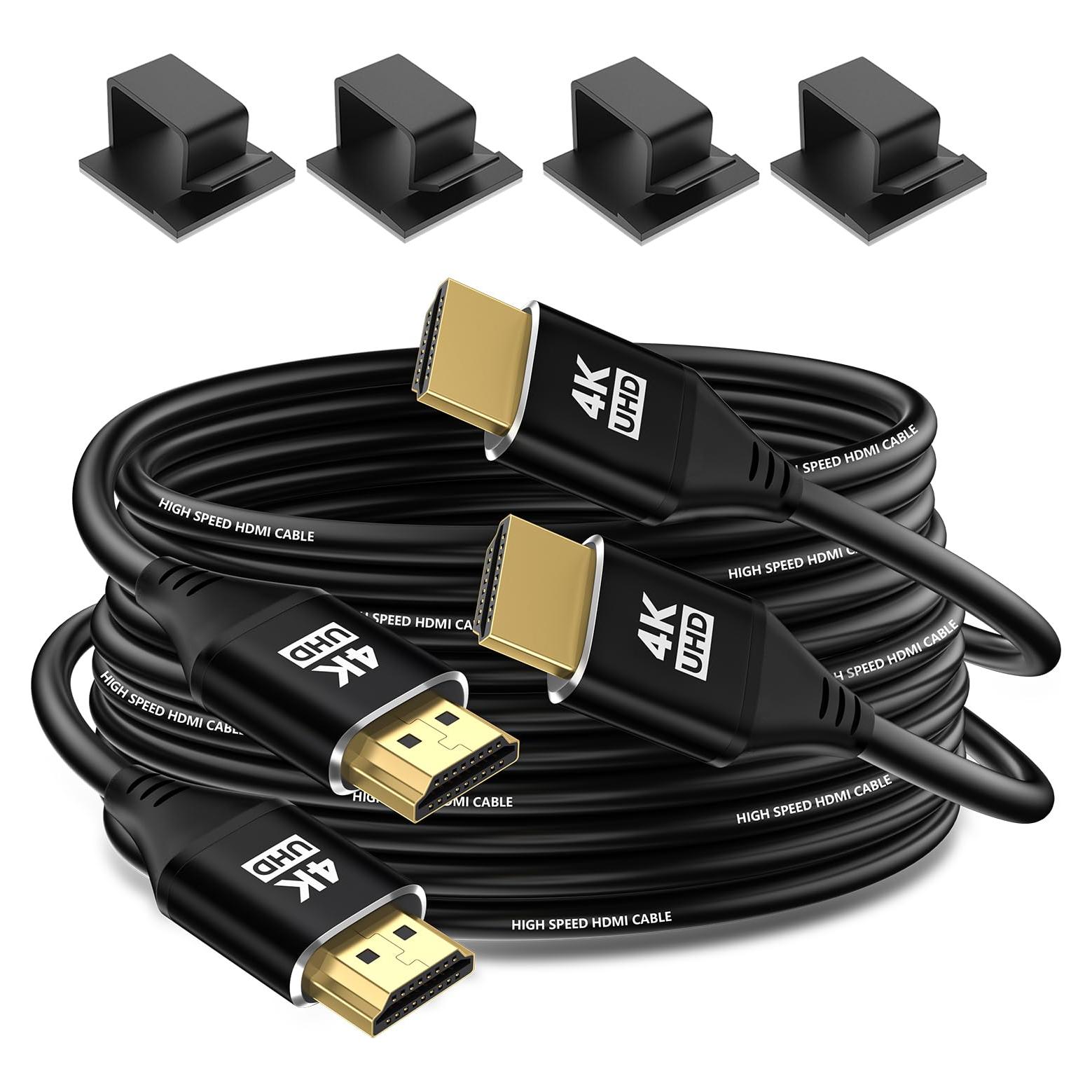 Cable HDMI 4K KELink 6.1m 2Pack Alta Velocidad CL3