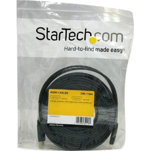 Cable HDMI de Alta Velocidad 7.5 m StarTech Plano con Ethernet
