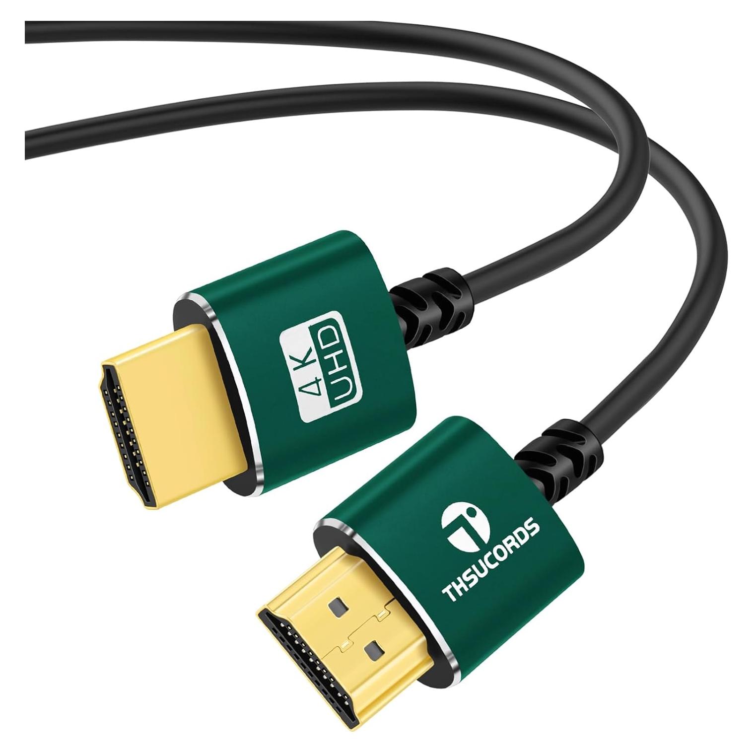 Cable HDMI delgado Thsucords 7.62m 4K 60Hz alta velocidad