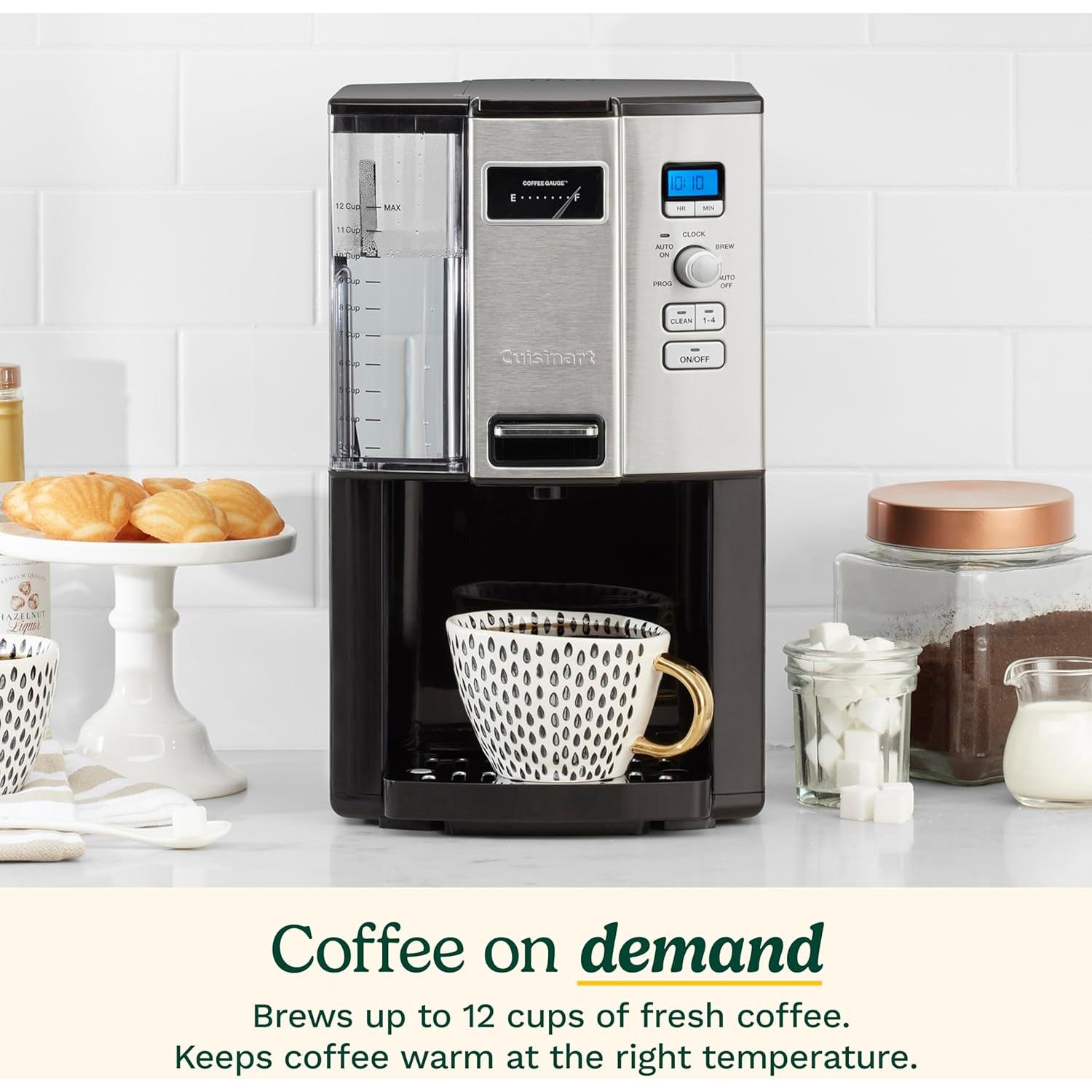 Cafetera de Goteo Programable Cuisinart DCC-3000P1 12 Tazas