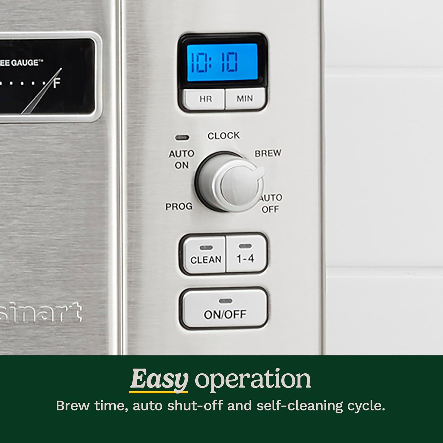 Cafetera de Goteo Programable Cuisinart DCC-3000P1 12 Tazas