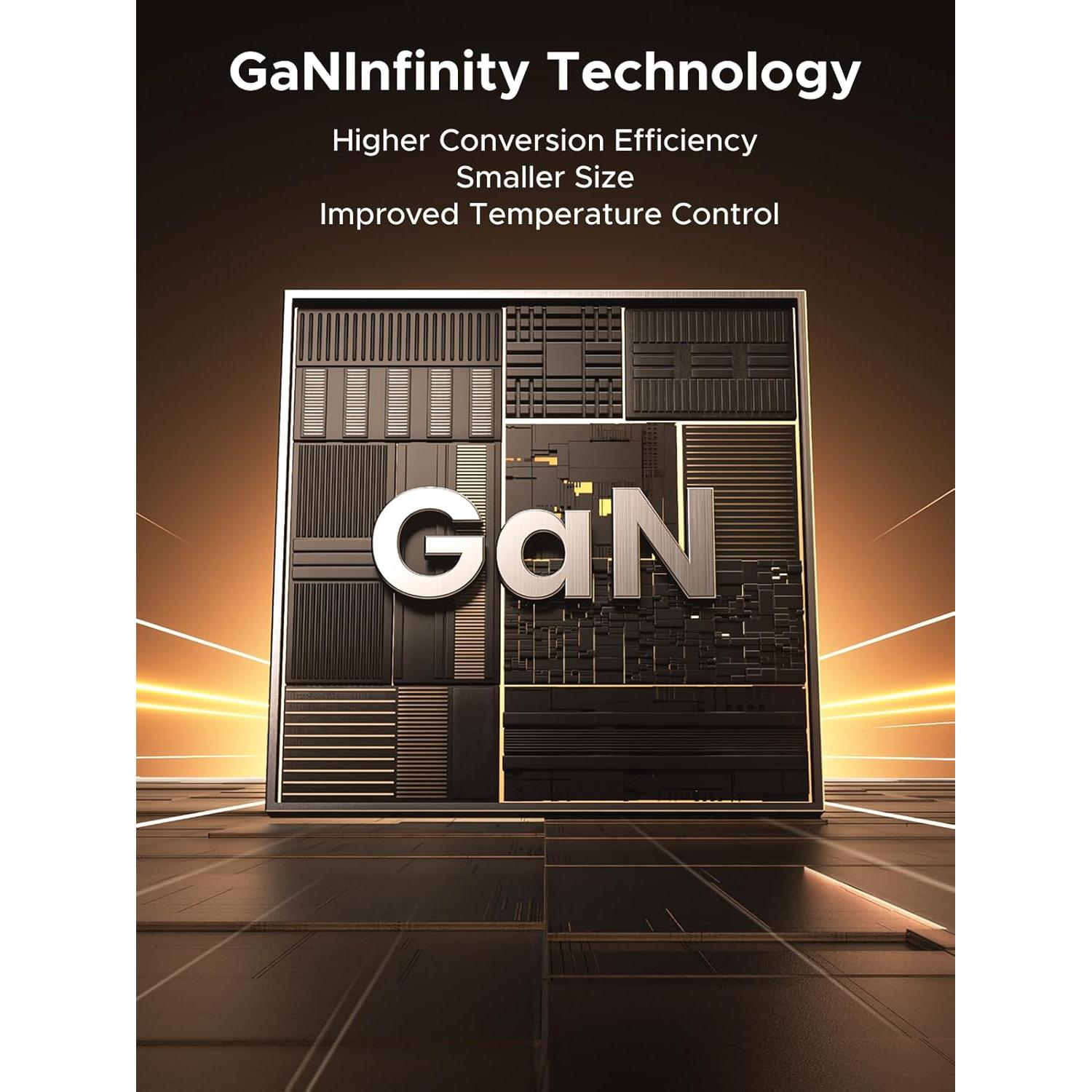 Cargador Rápido UGREEN Nexode 45W GaN 3 Puertos USB-C Plegable