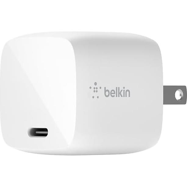 Cargador de pared USB C Belkin 30W GaN + Cable Lightning 1m