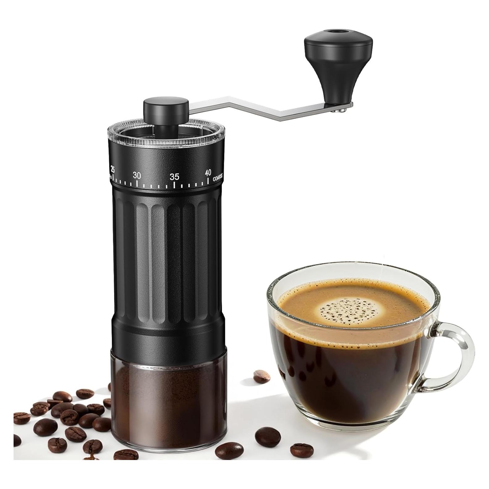 Molinillo de Café Manual CEVING 30g, 40 Configuraciones Ajustables