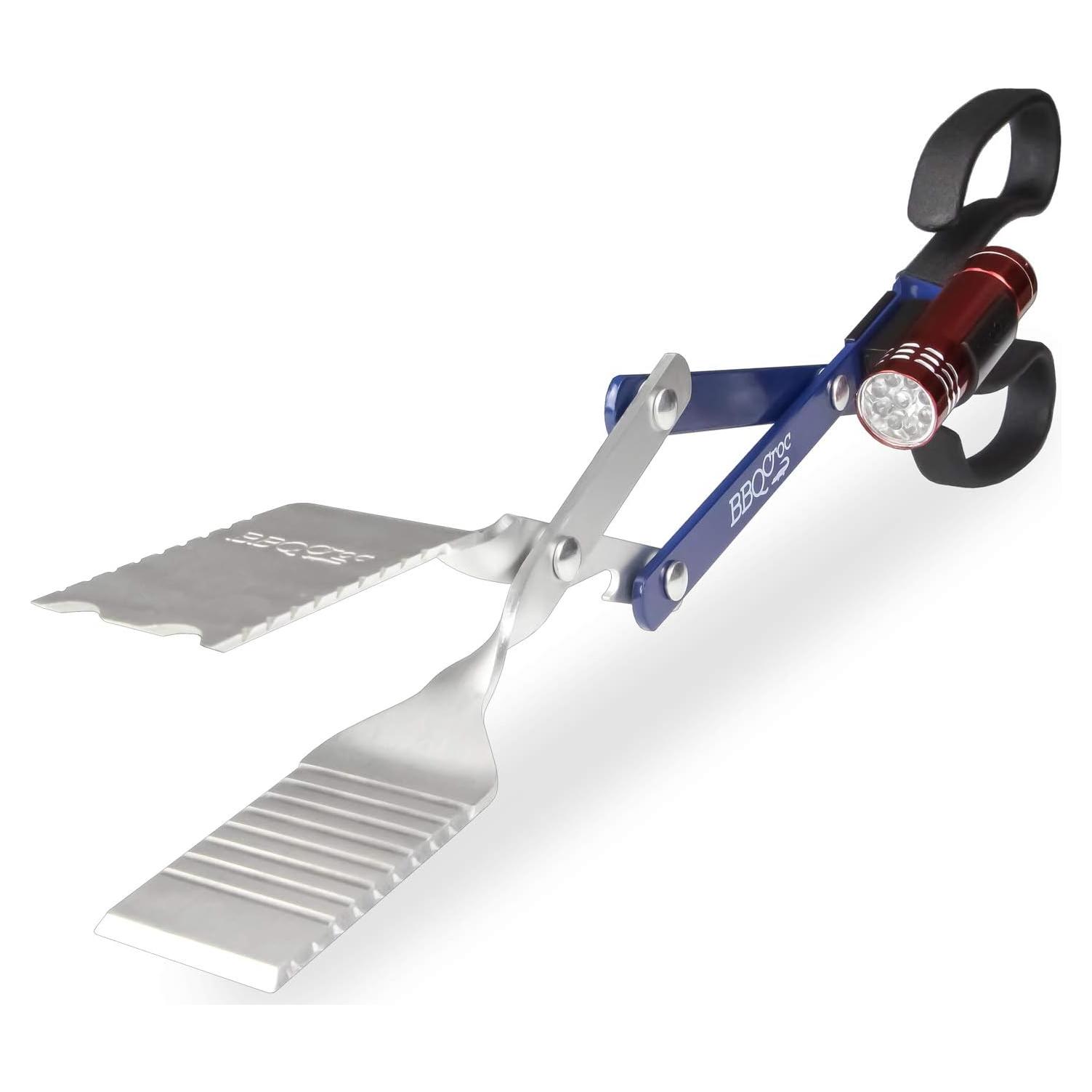 BBQ Croc Herramienta 3 en 1 Barbacoa 45.72 cm Azul