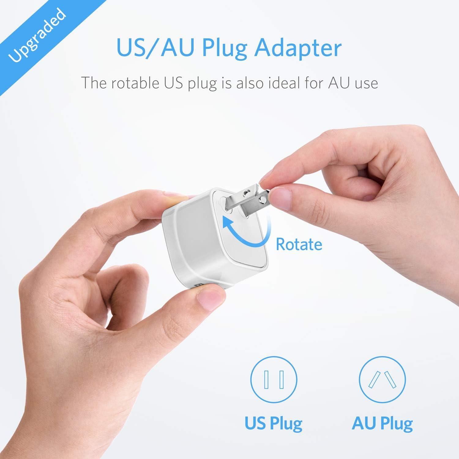 Adaptador de Viaje Universal BESTEK 220V a 110V 4 Puertos USB