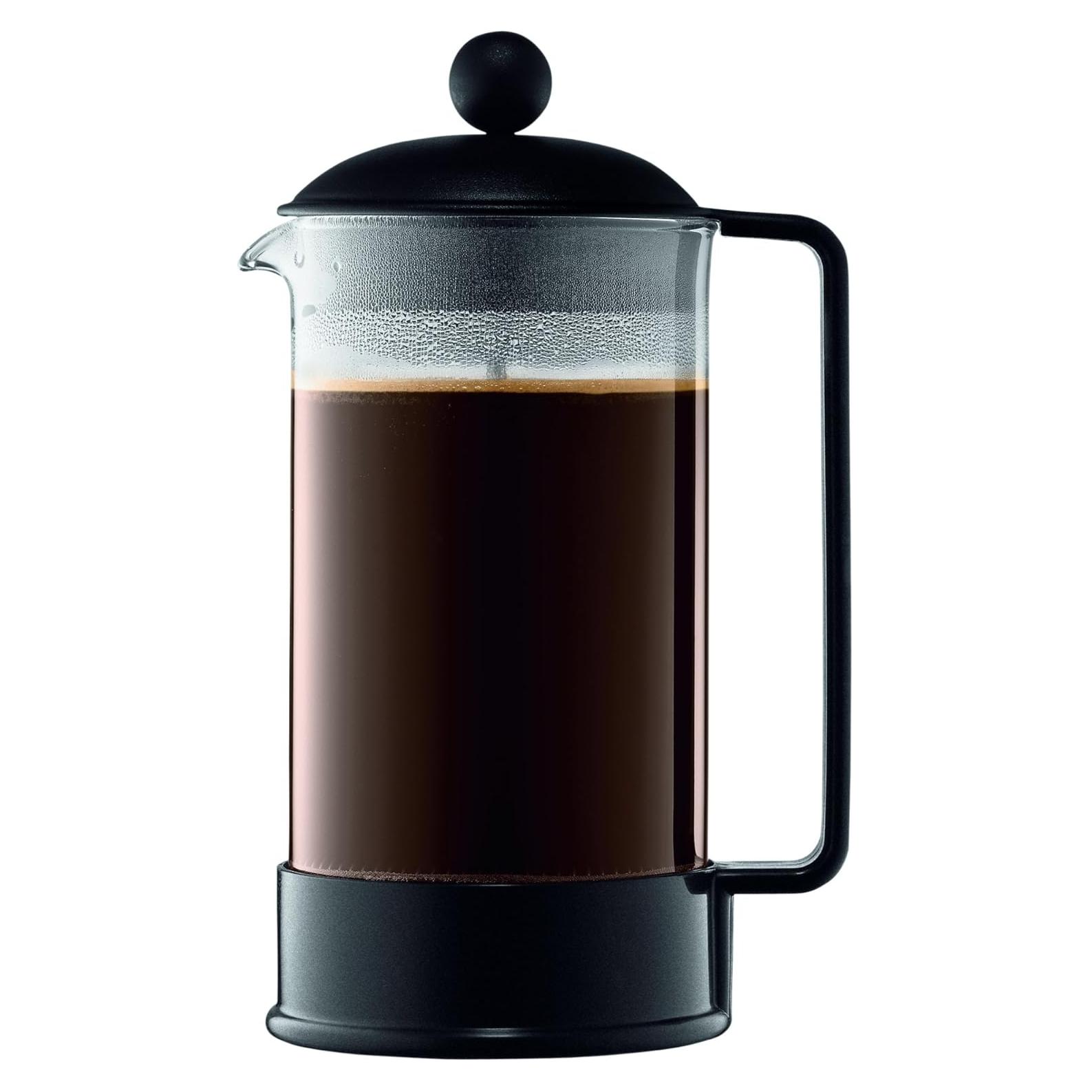 Cafetera de Émbolo Bodum Brasil 1000 ml Vidrio Negro