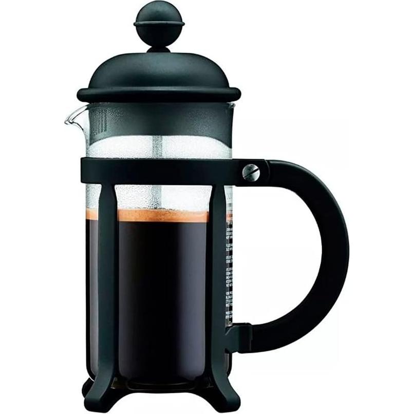 Prensa Francesa Bodum Java 1L Vidrio Borosilicato Negro