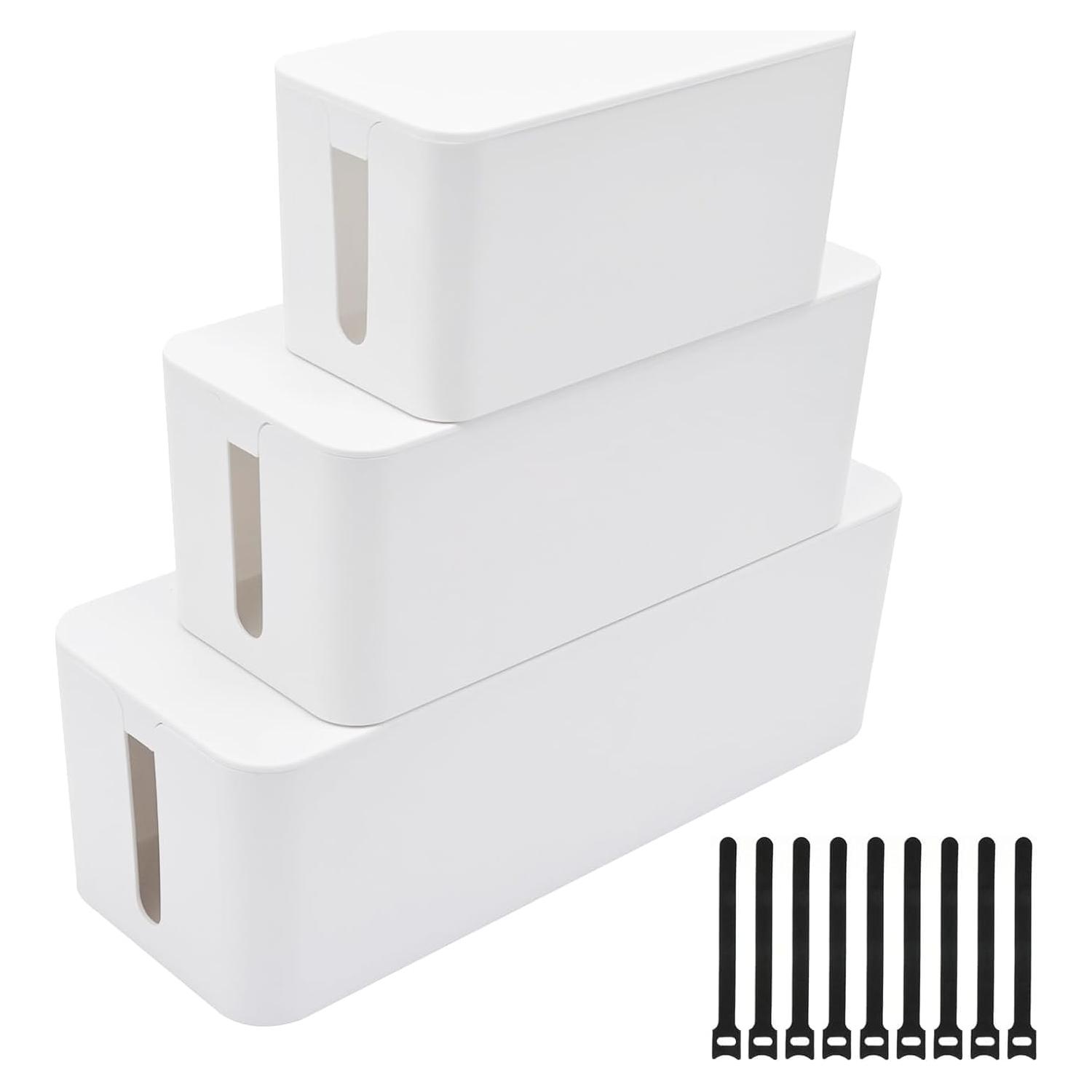 Caja Organizadora de Cables YaeCCC - Juego de 3 Tamaños