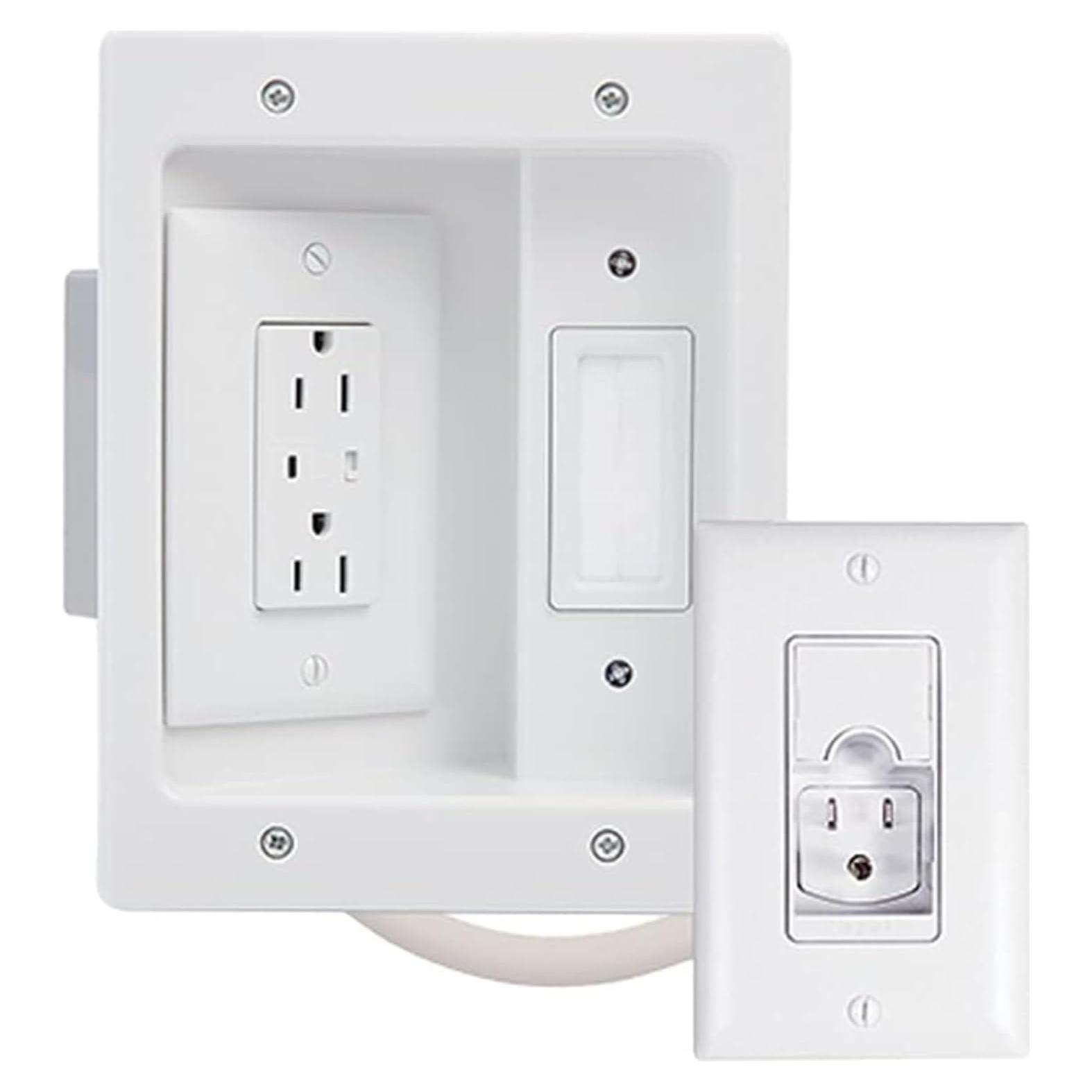 Kit de Alimentación para TV en Pared Legrand CPT306WV1 1.83m