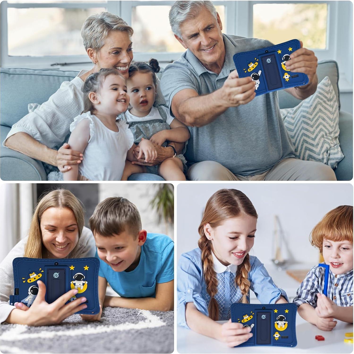 Tableta Android 11 WeTap K7 para Niños 2+32GB WiFi Control Parental