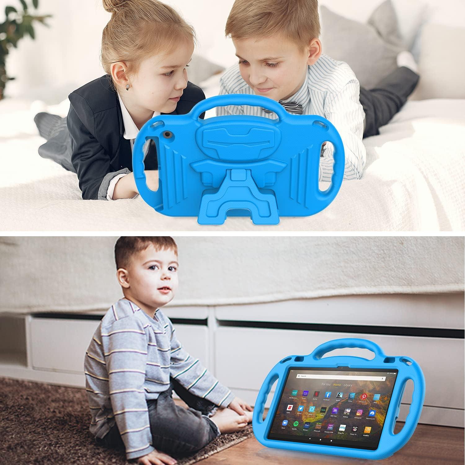 Funda AVAWO para Niños Fire HD 10/10 Plus 2023/2021 Azul