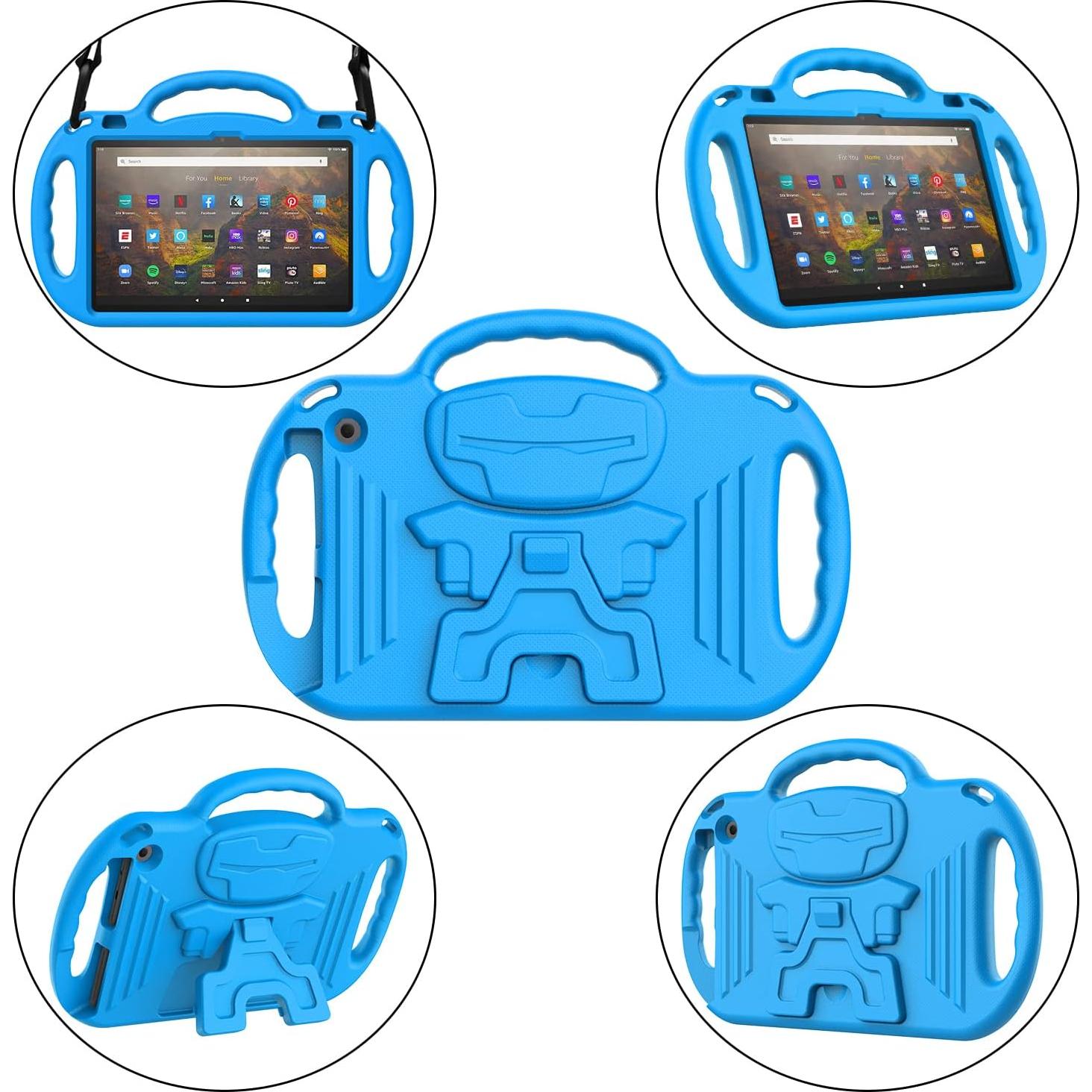 Funda AVAWO para Niños Fire HD 10/10 Plus 2023/2021 Azul