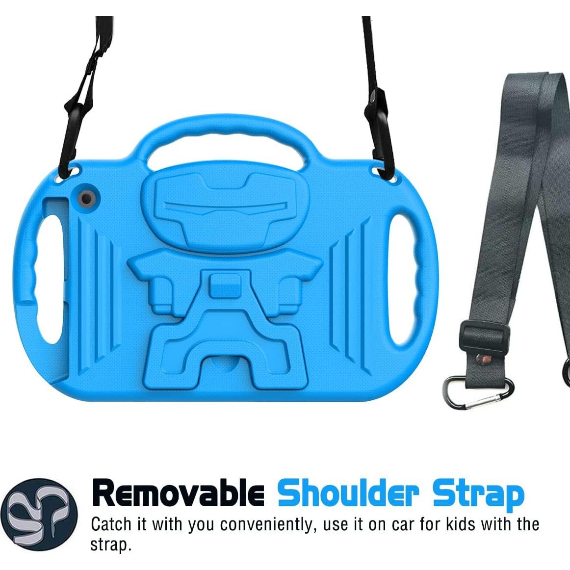 Funda AVAWO para Niños Fire HD 10/10 Plus 2023/2021 Azul