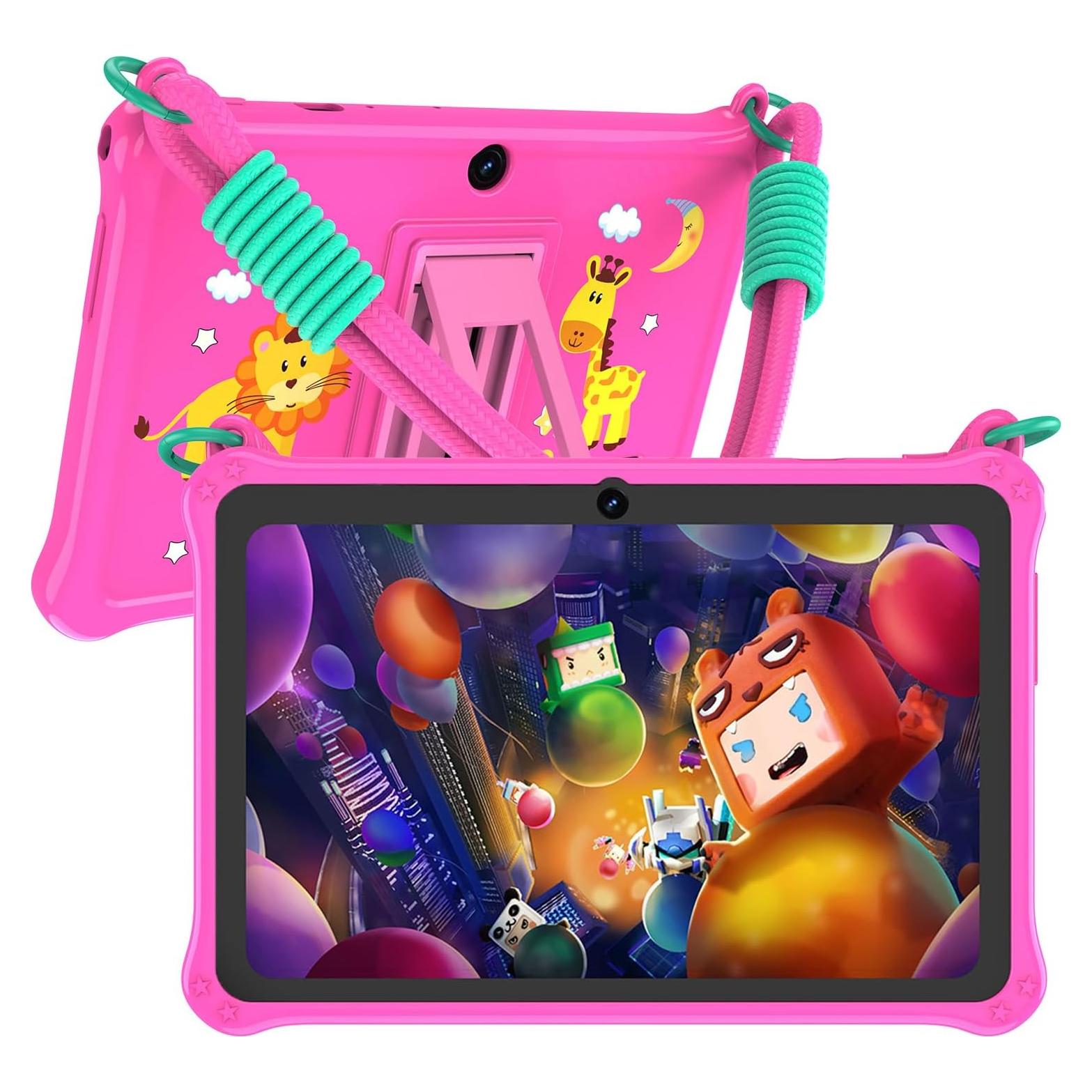 Tablet para Niños PRITOM K7 Rosa 7" 32GB Android 13 WiFi