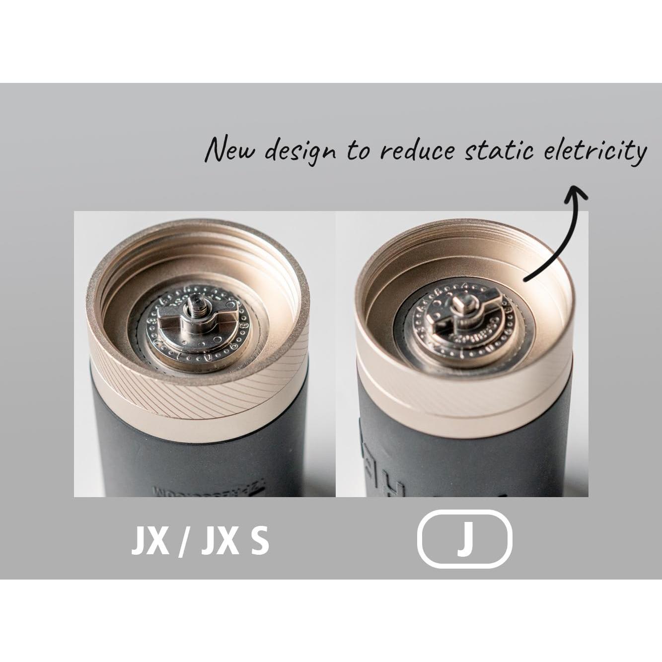 Molinillo de Café Manual 1Zpresso J Plata Acero Inoxidable 35g