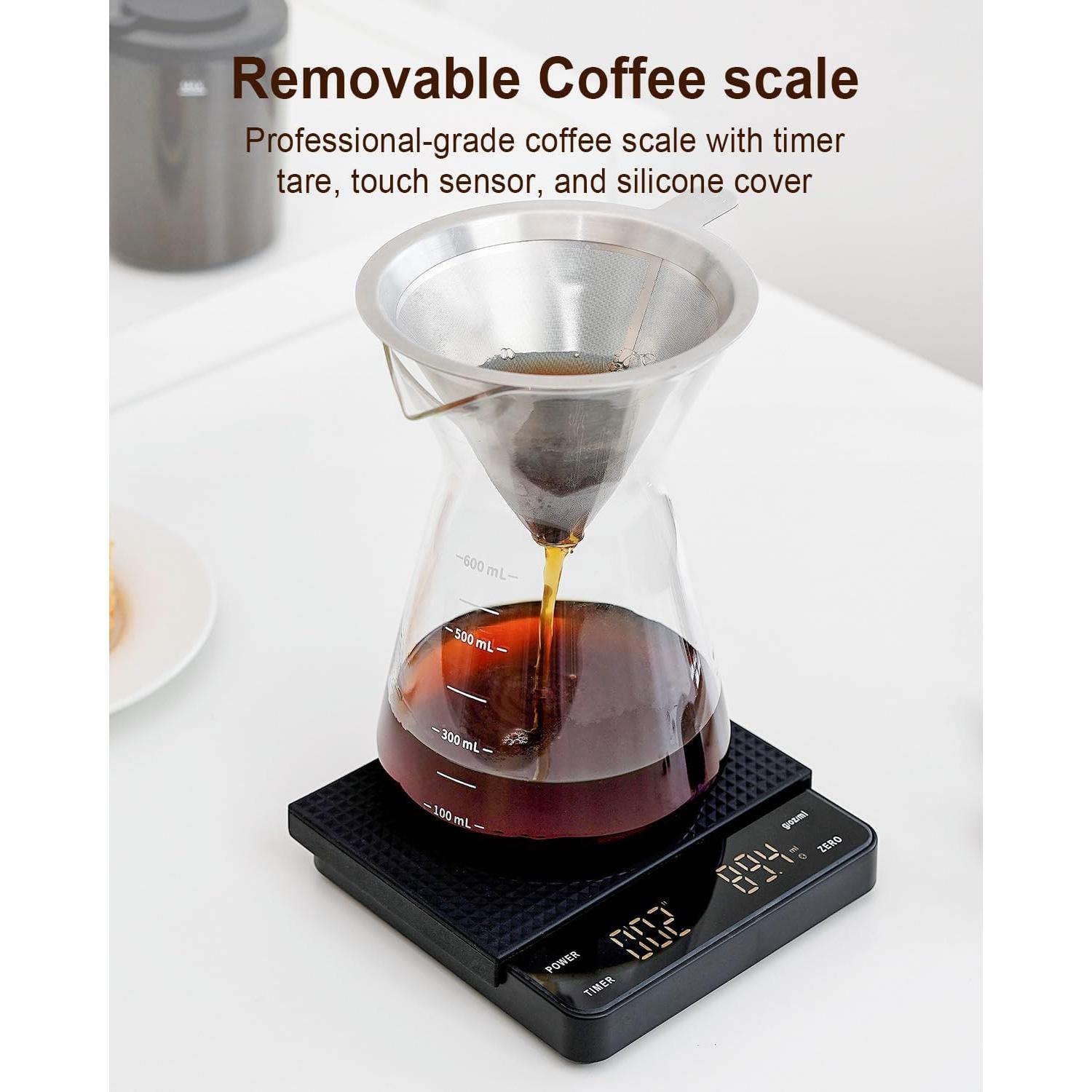 Molinillo de Café MOKKOM con Escala Bluetooth y 31 Configuraciones