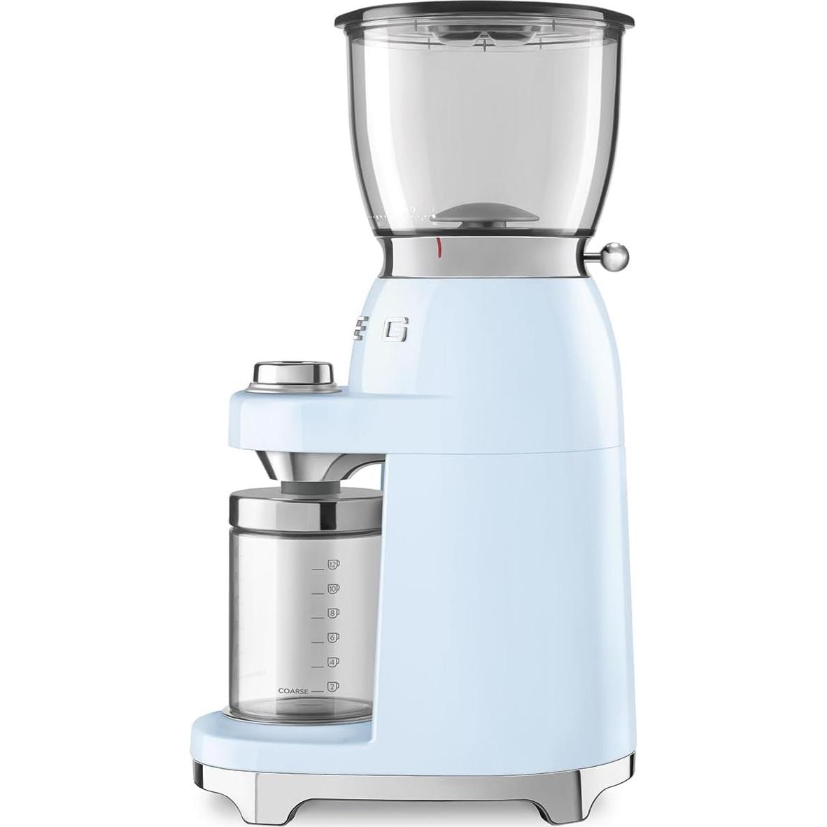 Molinillo de Café SMEG CGF11 Retro Azul Pastel 30 Configuraciones