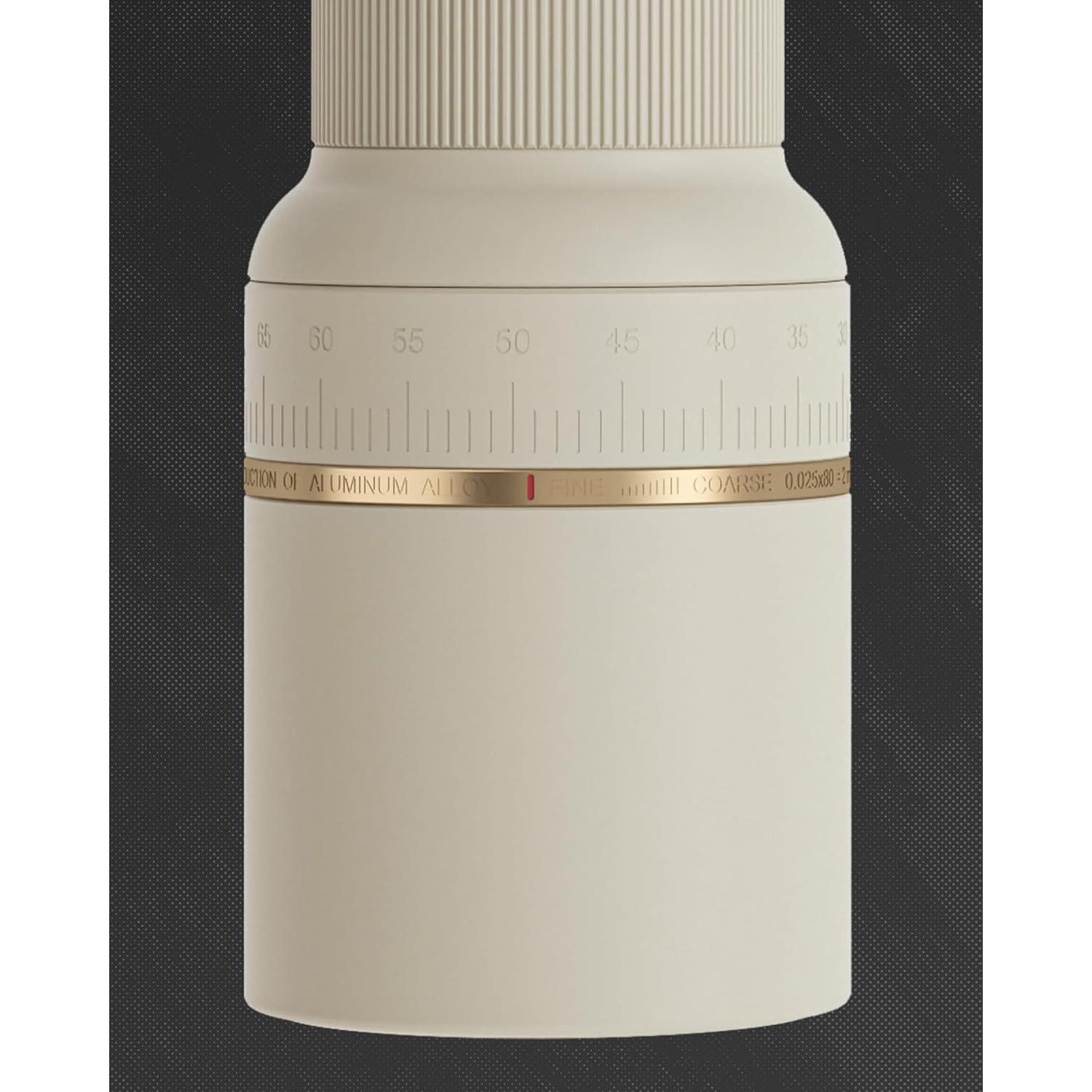 Molinillo de Café Manual Cocinare B38 Ultra - 30g, Blanco Vintage