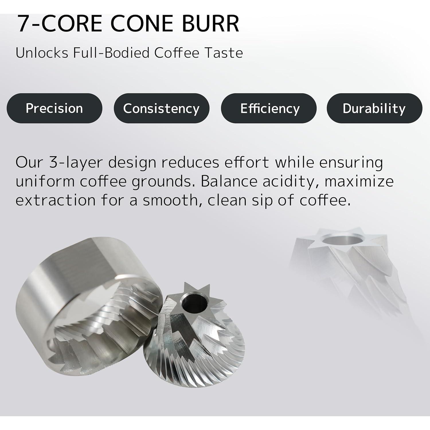 Molino de Café Manual DHPO CH20-01A Plegable Acero Inoxidable