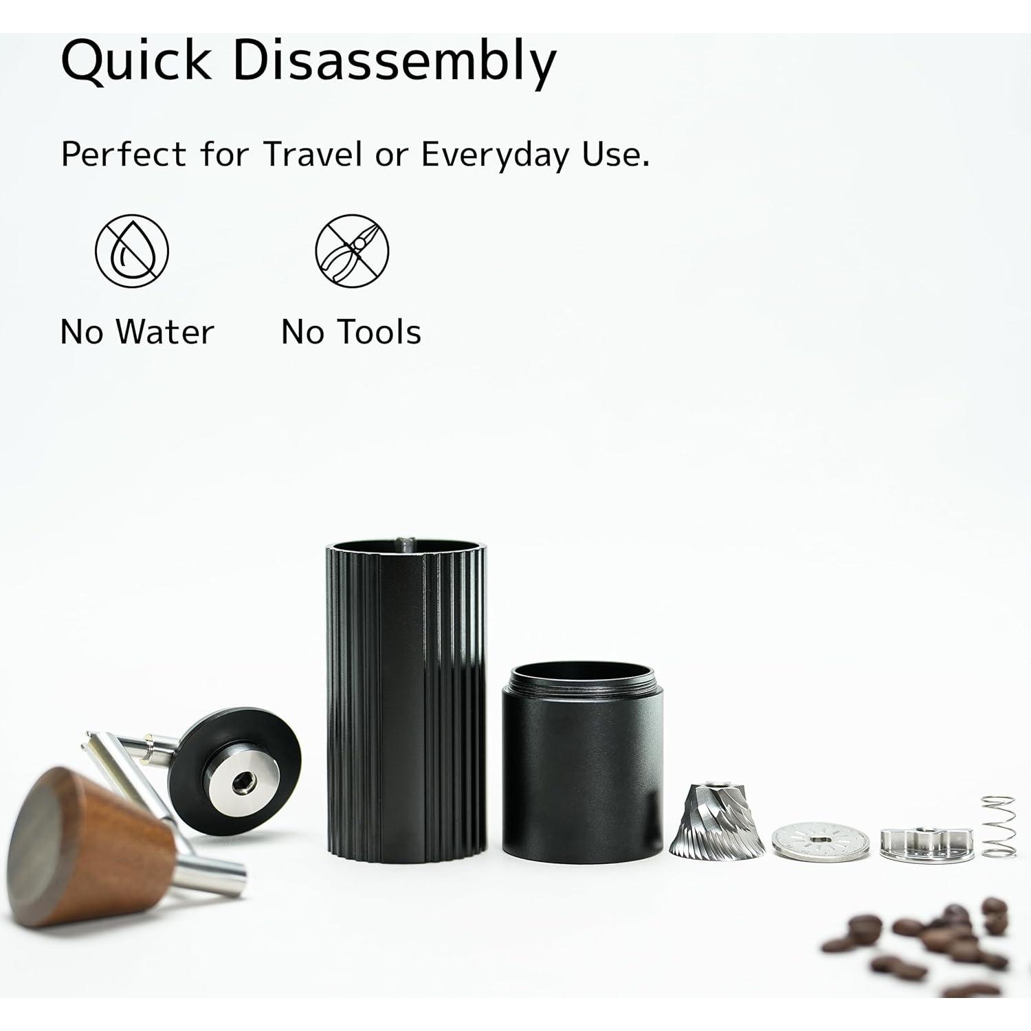 Molino de Café Manual DHPO CH20-01A Plegable Acero Inoxidable