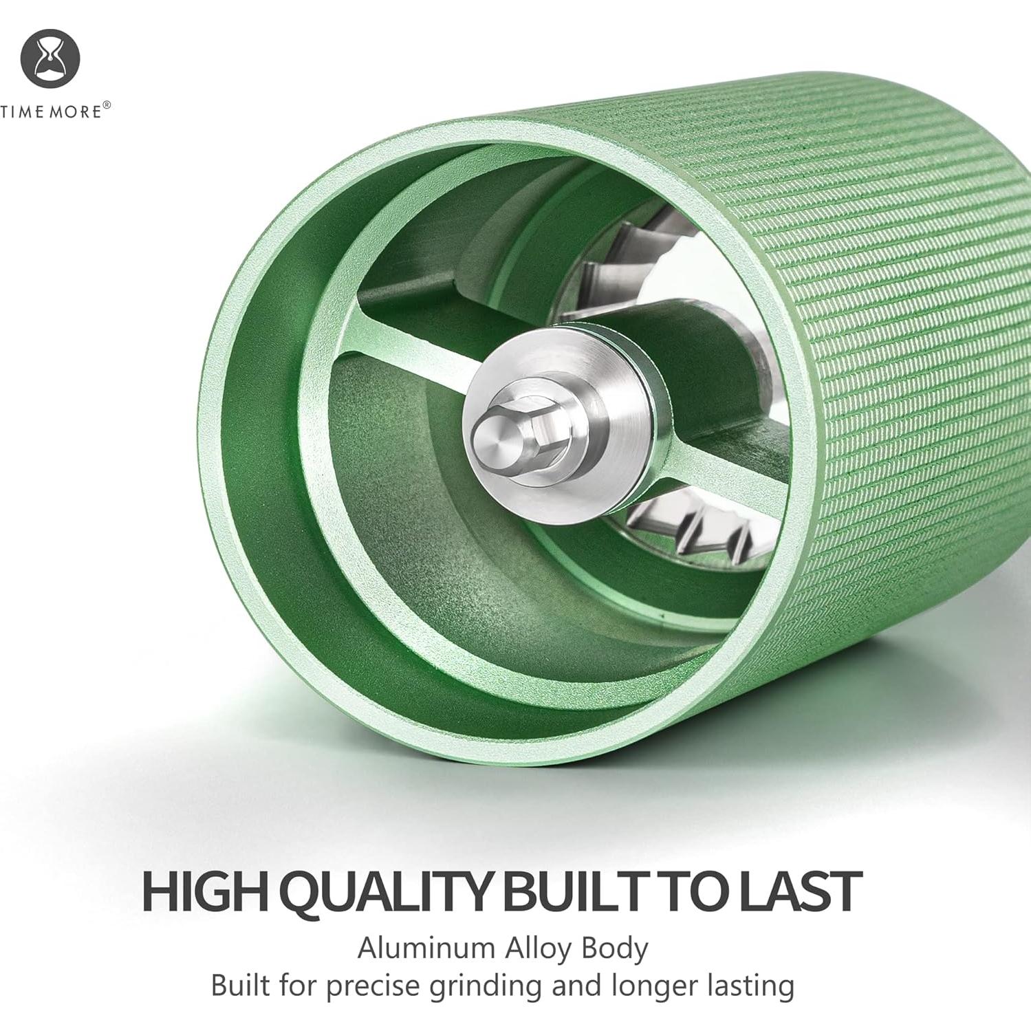 Molinillo de Café Manual TIMEMORE C3S PRO Verde 580g