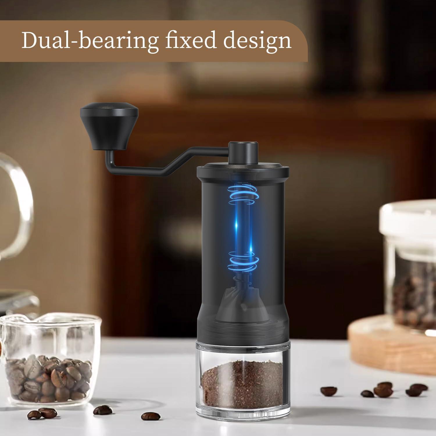 Molino de Café Manual ELMWAY con Núcleo de Acero Inoxidable