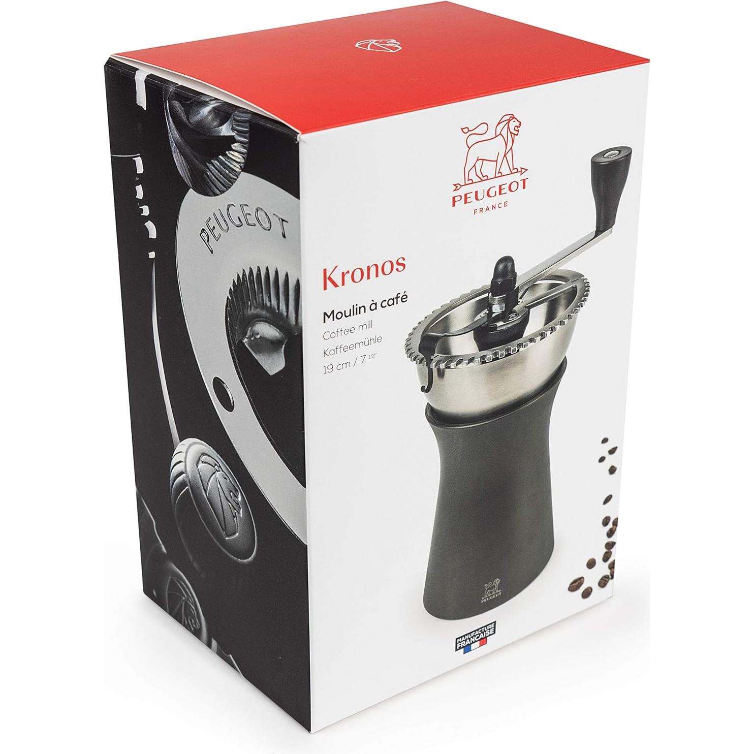 Molinillo de Café Manual Peugeot Kronos - Acero Inoxidable 50g