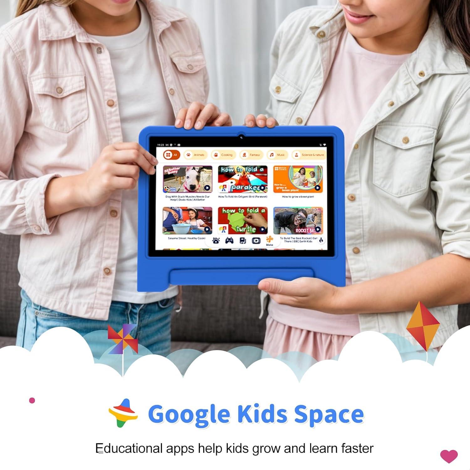 Tableta Infantil CFVOCUY 10.1" Quad-Core 32GB Azul