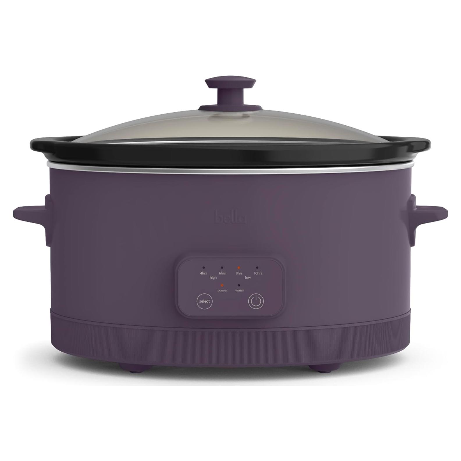 Olla de Cocción Lenta Programable BELLA 6 Qt Ciruela
