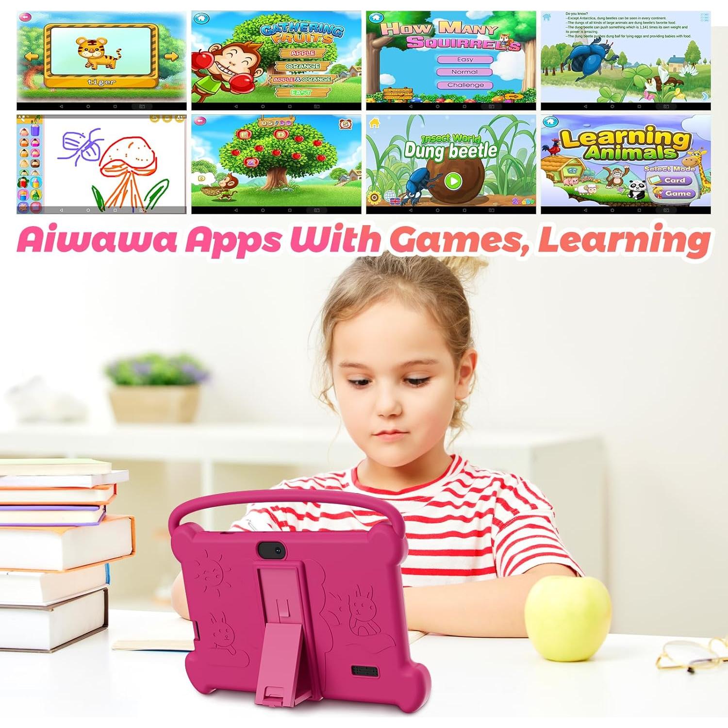 Tablet Infantil DIGITHINK 7" con Funda Protectora 4GB RAM 32GB