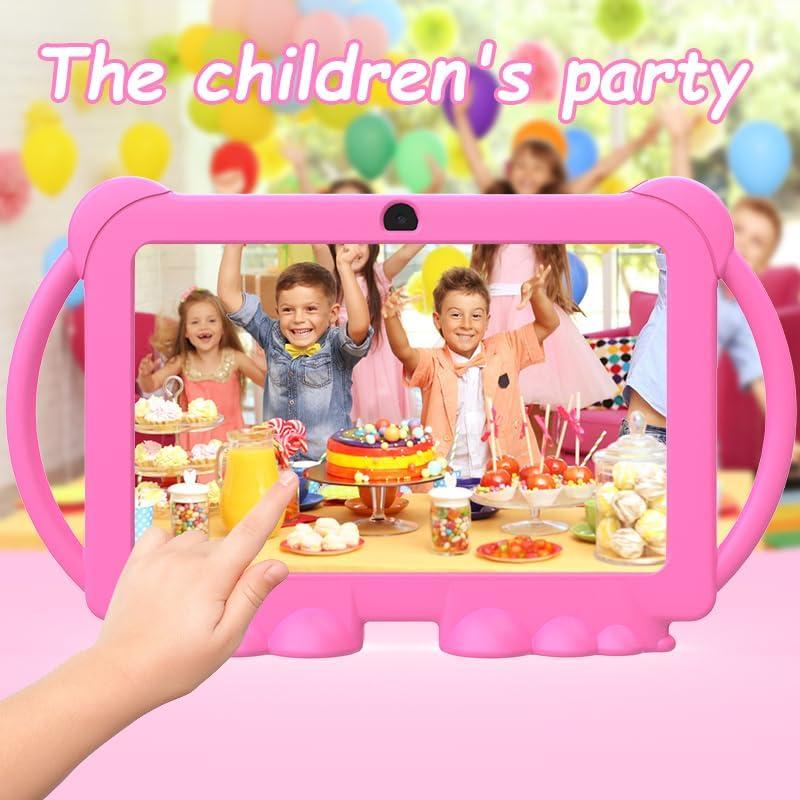 Tableta para Niños WUIUHOU 7" Android 12 32GB Rosa