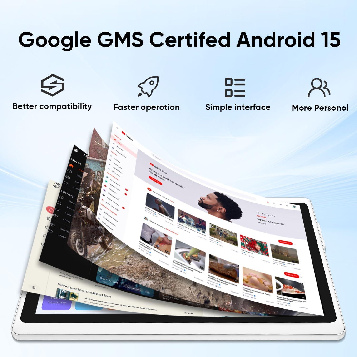 Tablet Android 15 HNVHNV 7" 9GB RAM 32GB ROM 1TB Expansión Rosa