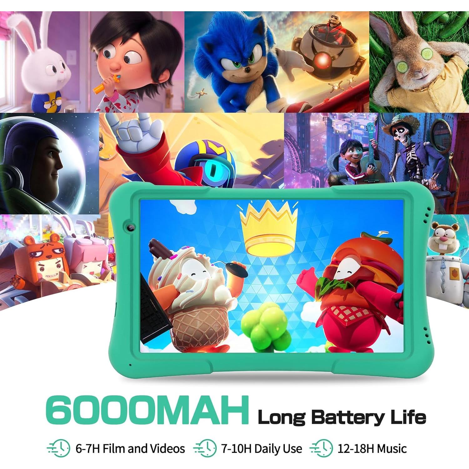 Tableta para Niños NEWISION M10 10.1" Android 14 Verde