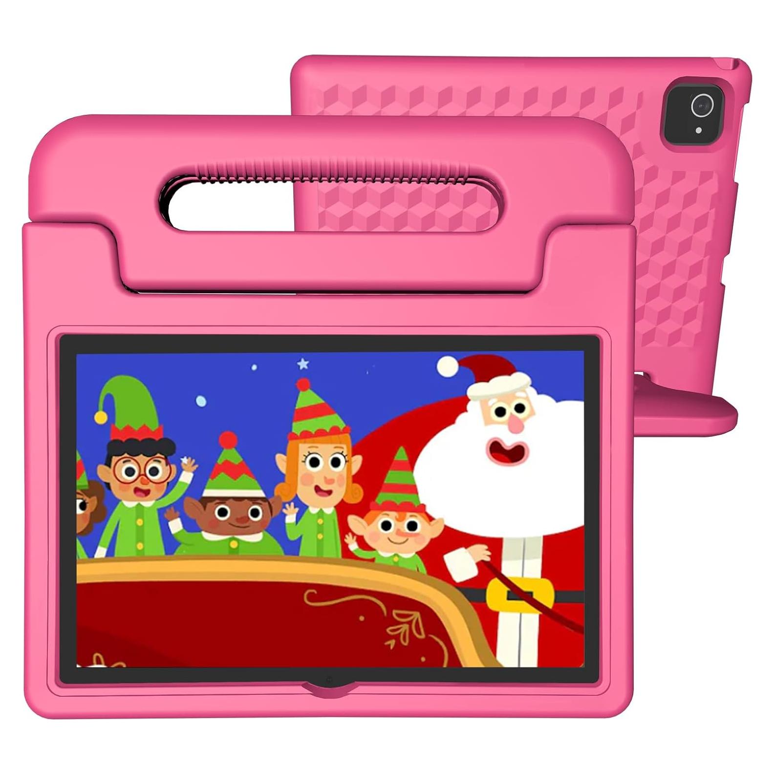 Tablet para Niños YACXBTK 10.1" Android 14 8GB RAM 64GB Rosa