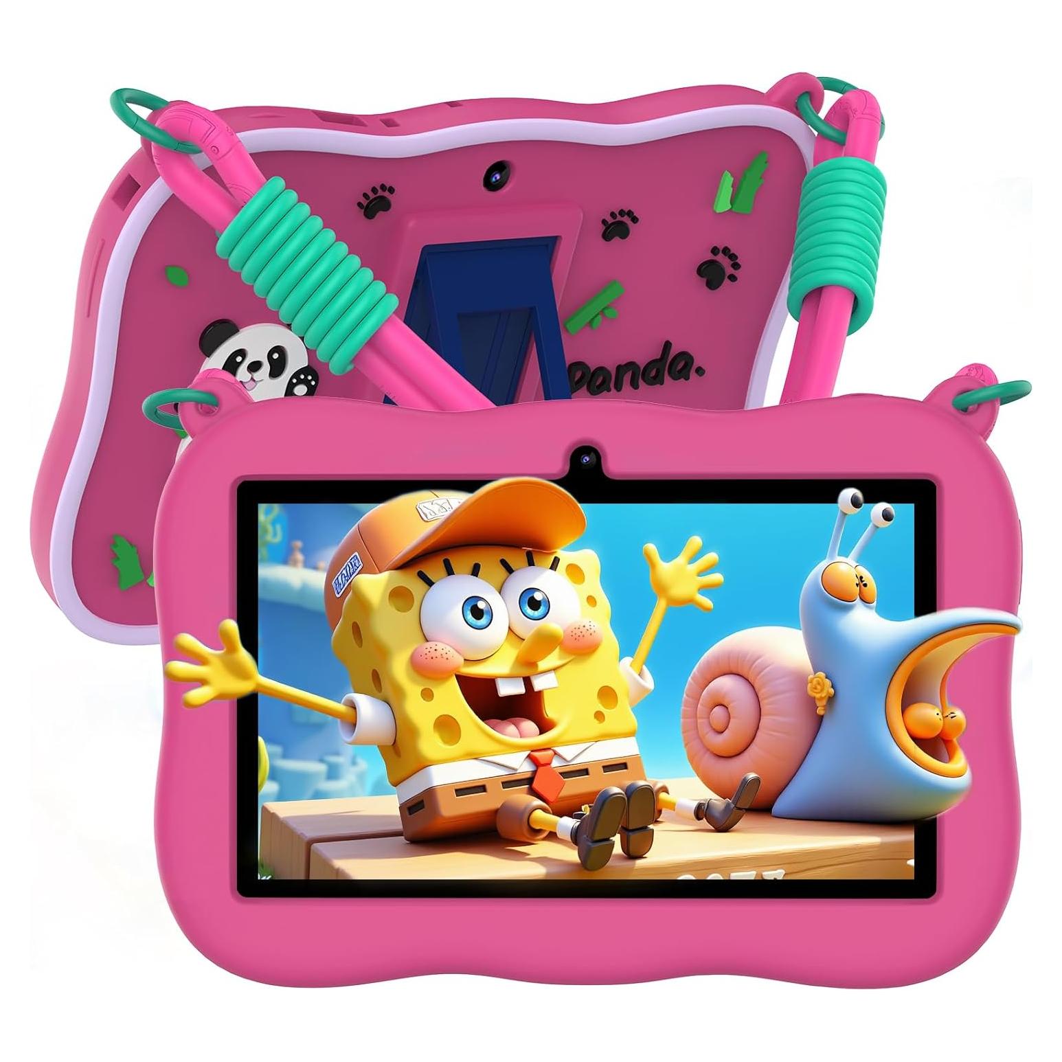 Tableta para Niños VASOUN K7 7" Android 13 32GB Rosa