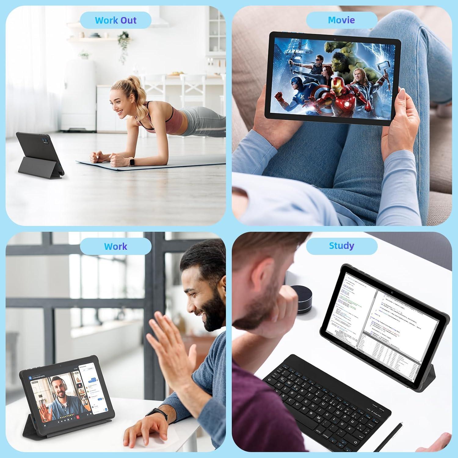 Tableta Android 10.1 TabneraX UTbook, 8GB RAM, 64GB, IPS HD