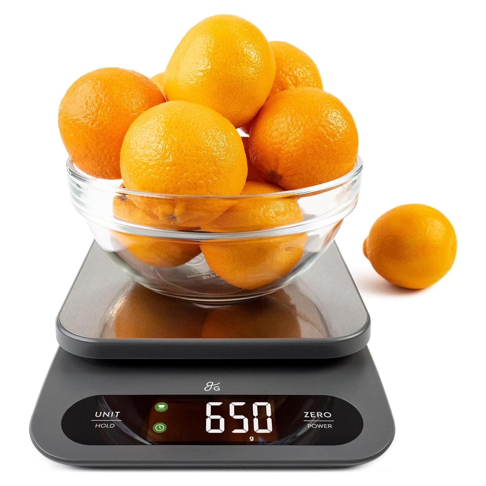 Balanza de Cocina Digital Greater Goods 10kg Acero Inoxidable