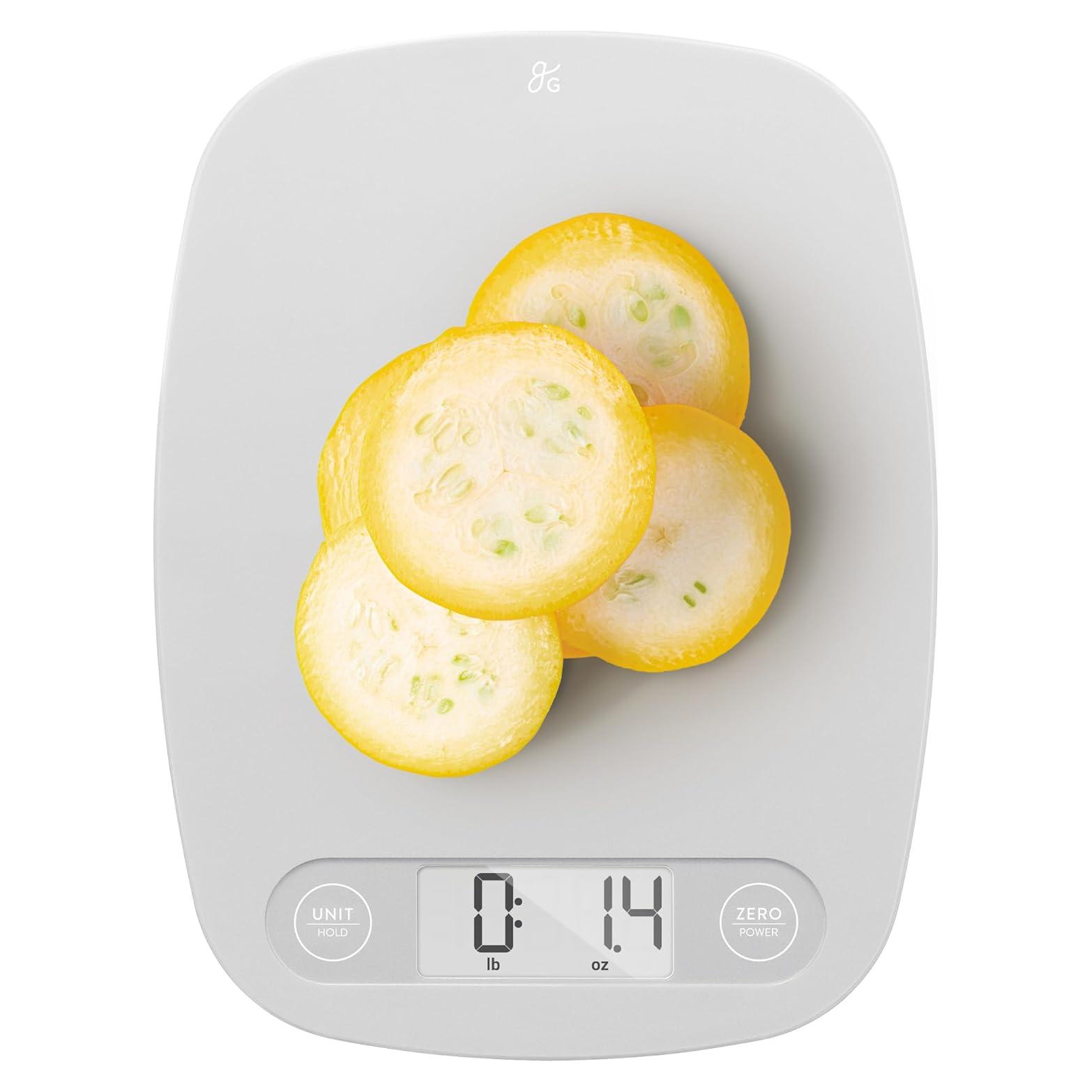 Báscula de Cocina Digital Greater Goods 5kg - Compacta y Precisa