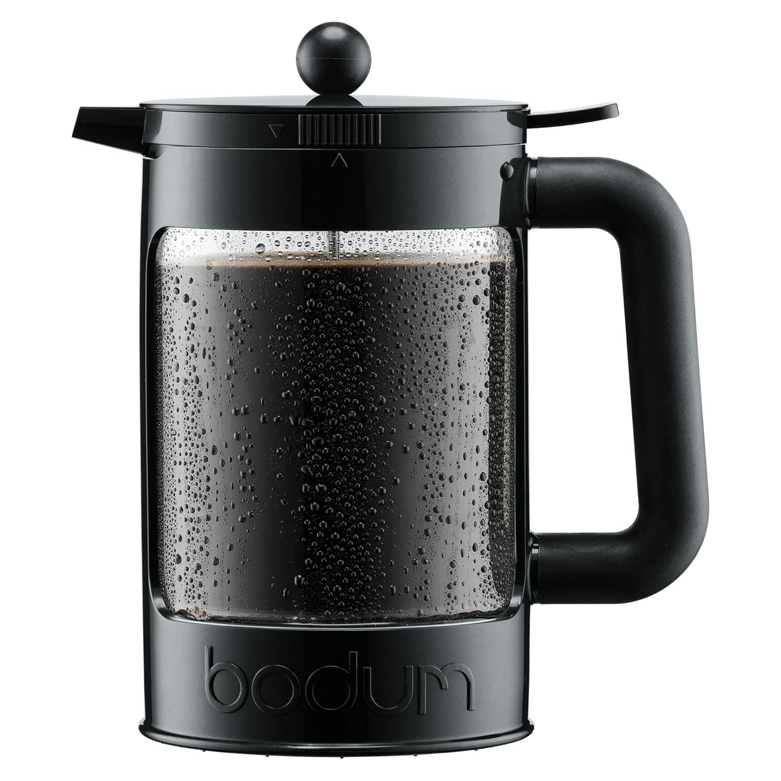 Cafetera de Frío Bodum Bean 1.5 L Negra - Prensa Francesa