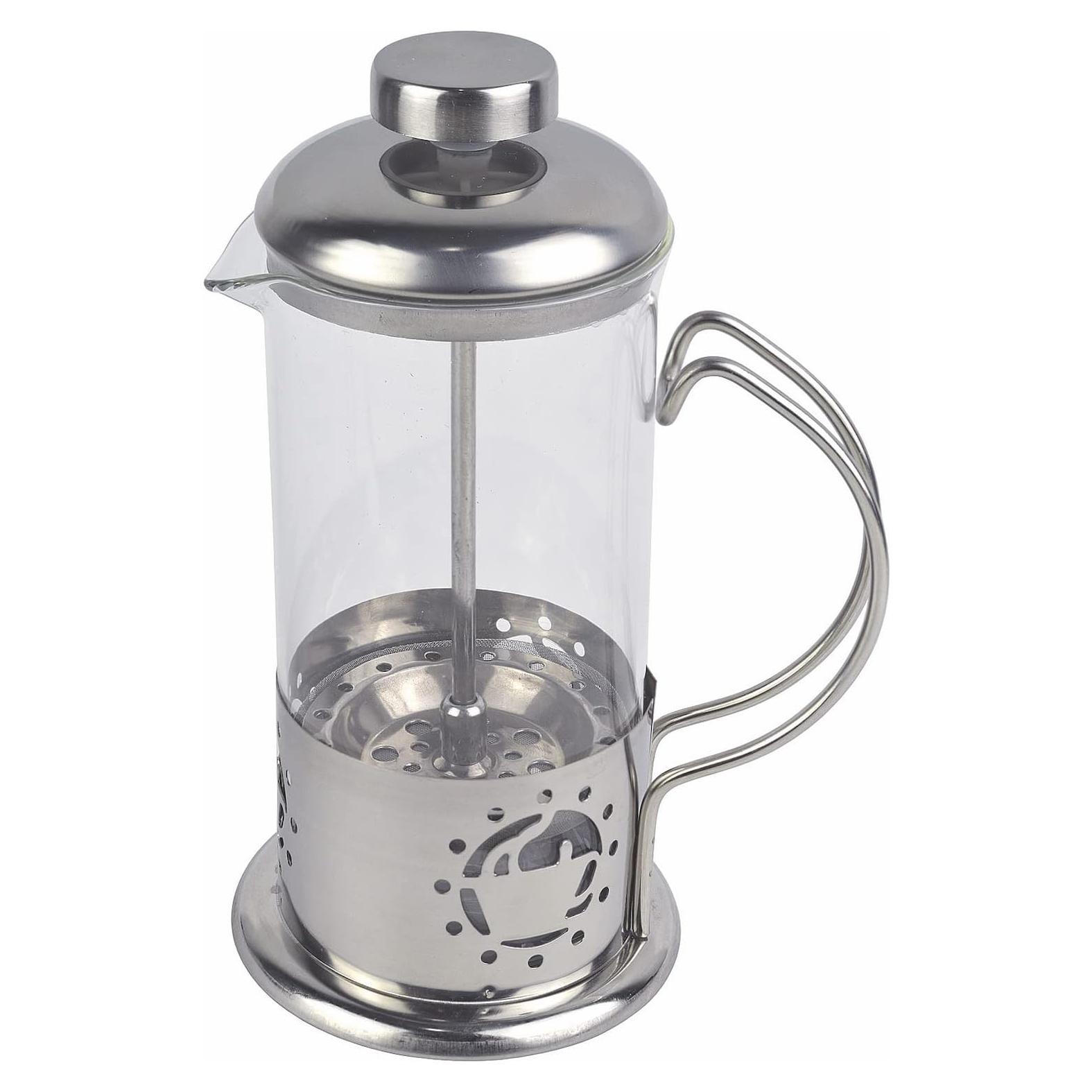 Prensa Francesa de Café BNYD 12 oz Acero Inoxidable y Vidrio