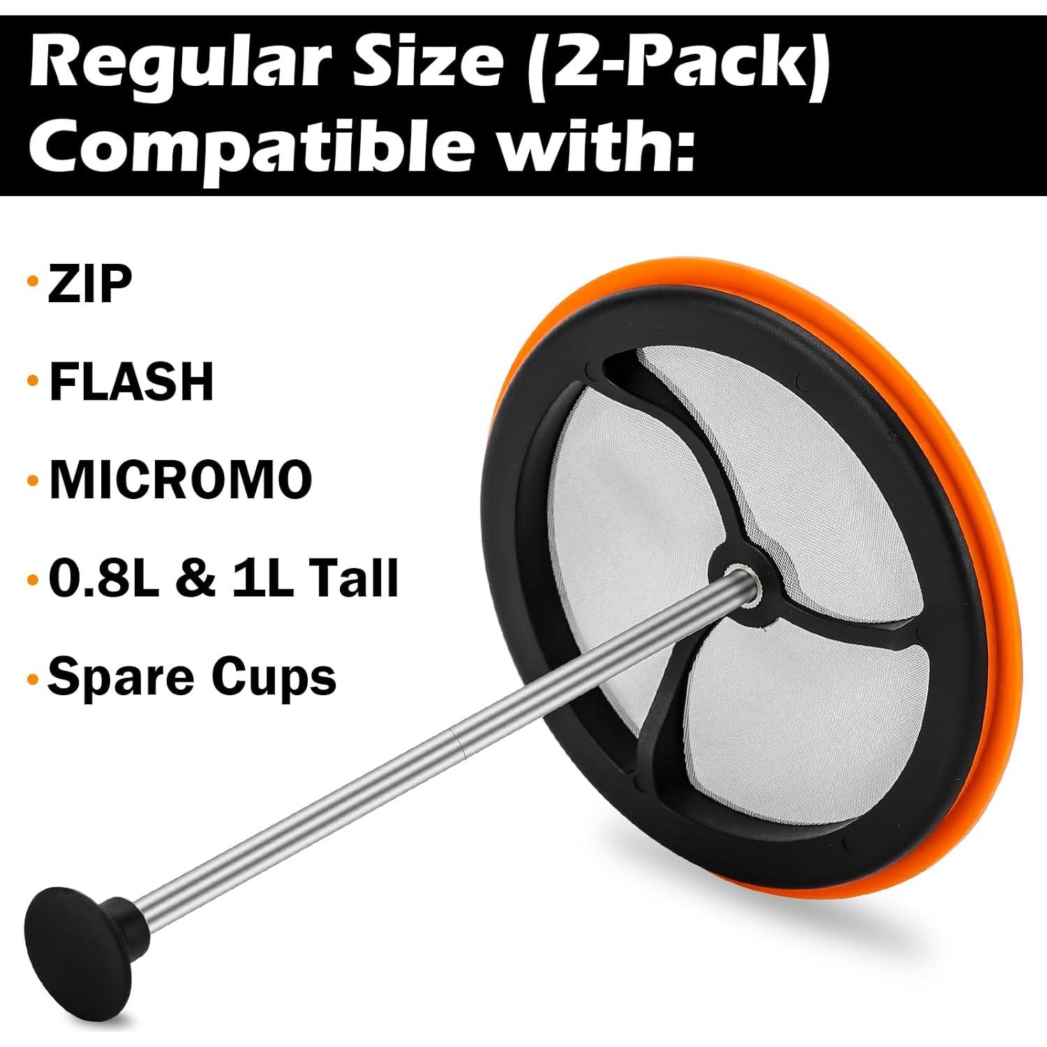 Cafetera Prensa Francesa Silicona 2 Paquetes Compacta 209g