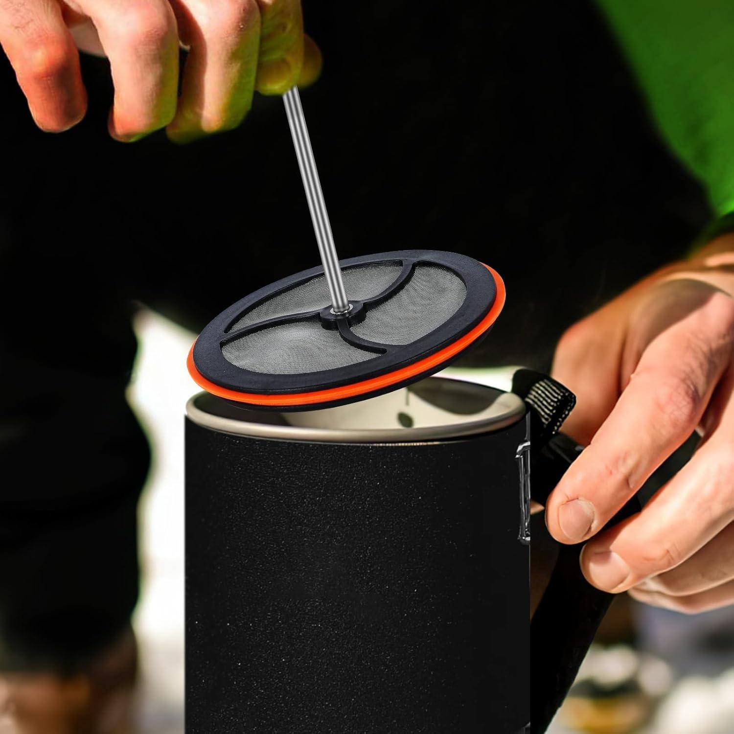 Cafetera Prensa Francesa Silicona 2 Paquetes Compacta 209g