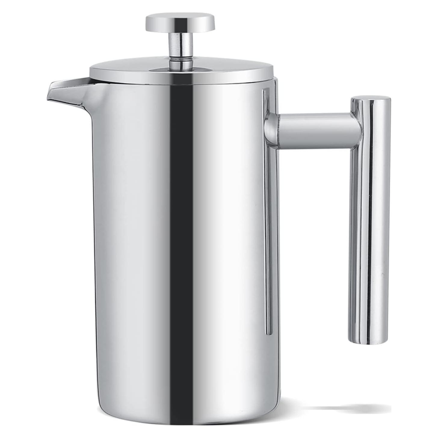 Cafetera Prensa Francesa Yosoo 350ml Acero Inoxidable Doble Pared