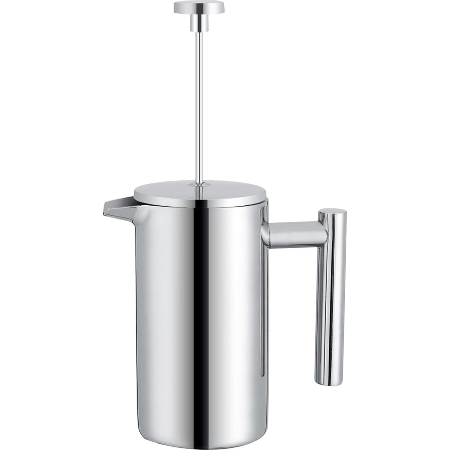 Cafetera Prensa Francesa Yosoo 350ml Acero Inoxidable Doble Pared