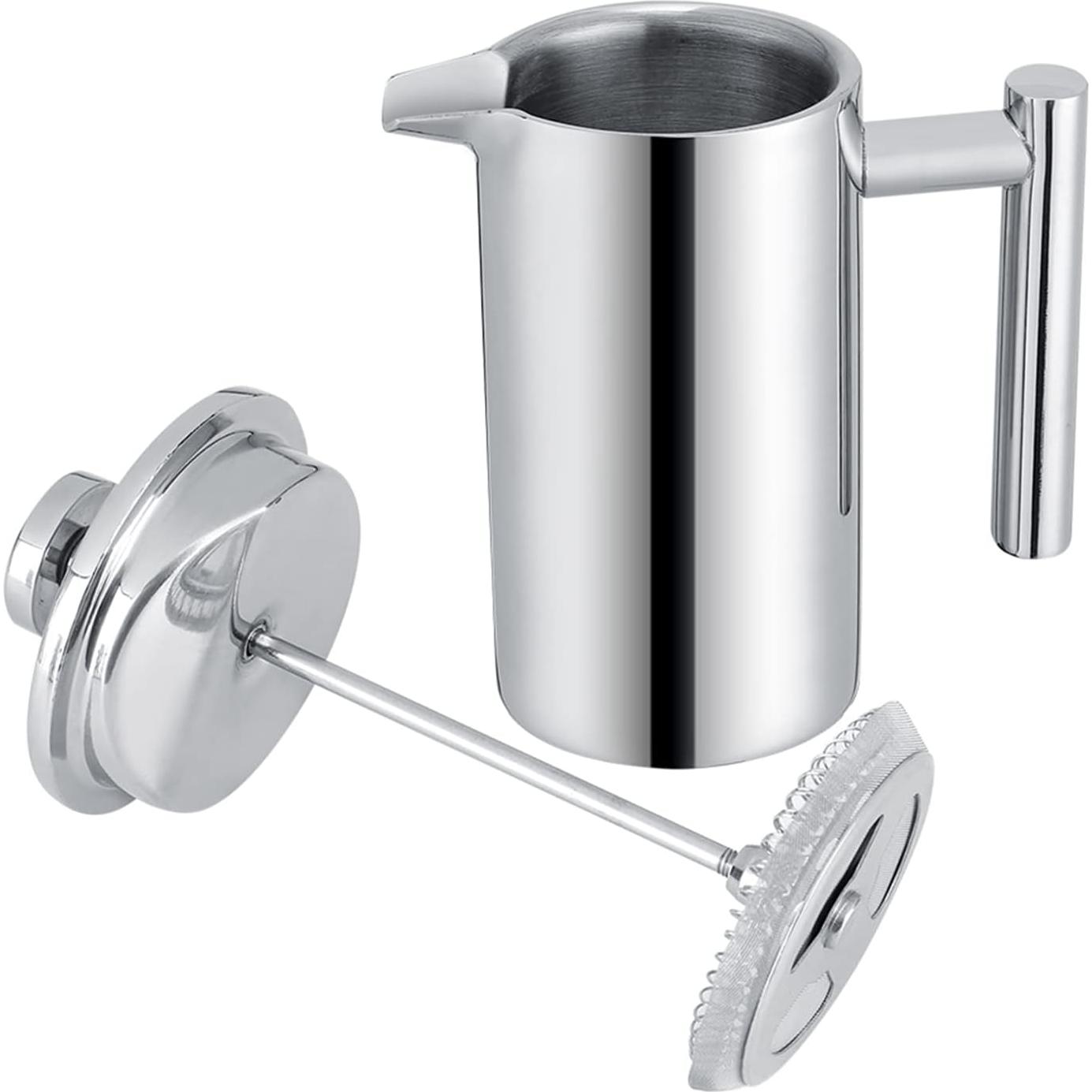 Cafetera Prensa Francesa Yosoo 350ml Acero Inoxidable Doble Pared