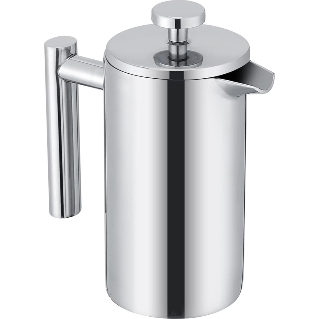 Cafetera Prensa Francesa Yosoo 350ml Acero Inoxidable Doble Pared